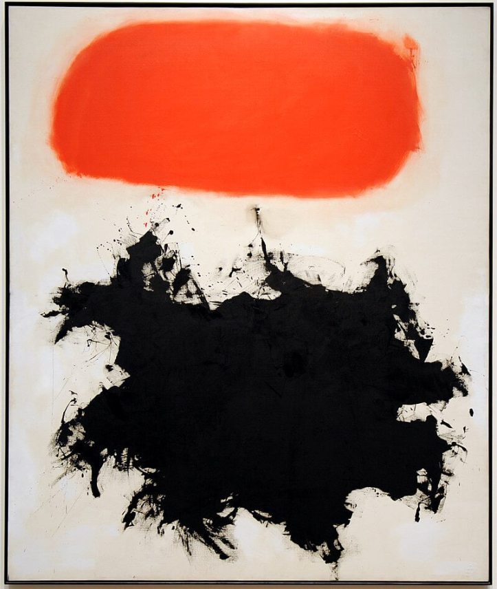 Cadmium Red Above Black by Gottlieb