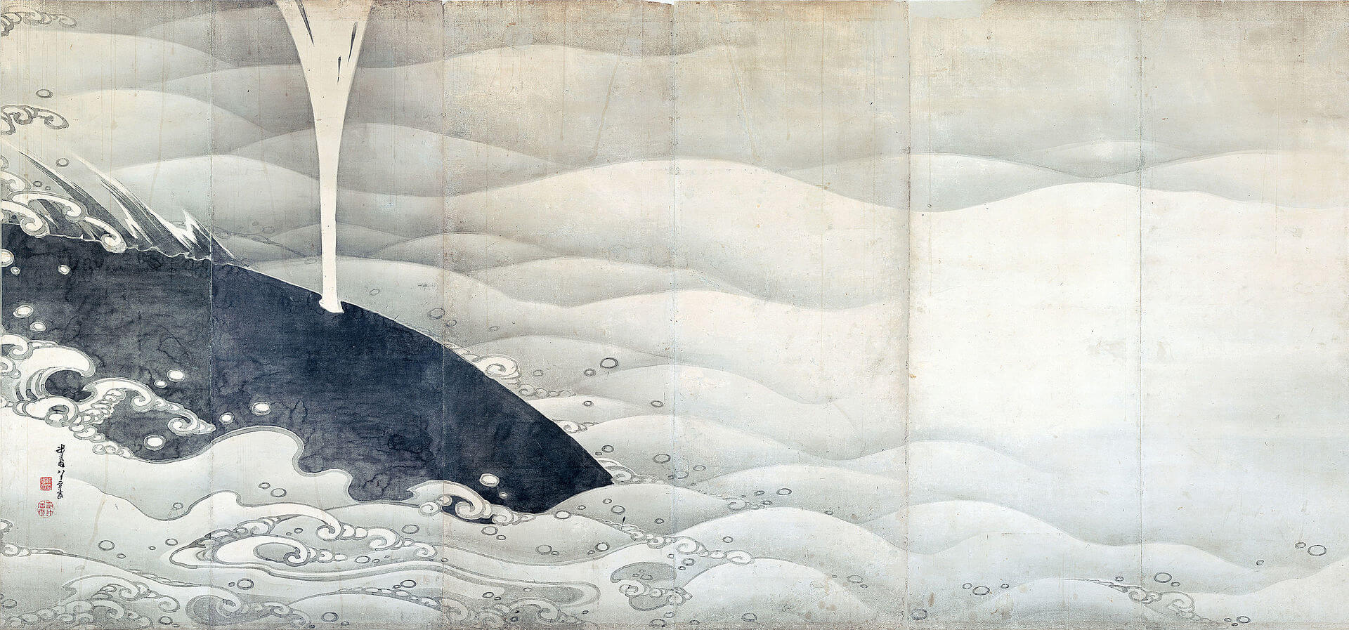 Elephant and Whale by Itō Jakuchū