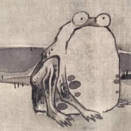 Itō Jakuchū's frog drawing