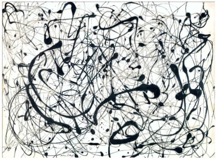 Jackson Pollock No. 14 Grey