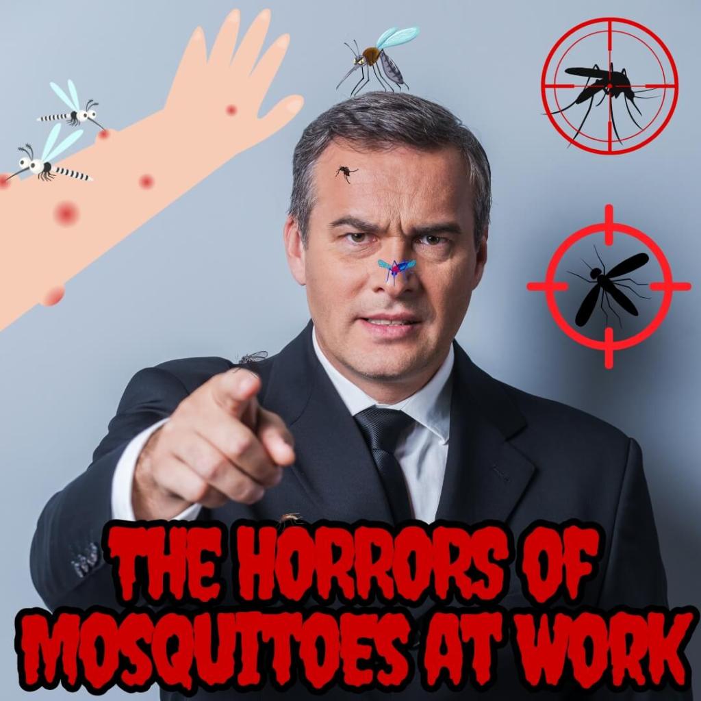 Work Men Insect Mosquitoes at Work: How to Deal With the Insectoid Horrors 🦟 ...