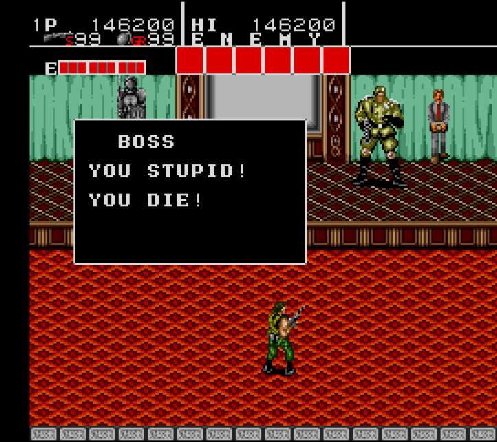 Bloody Wolf You Stupid! You Die!