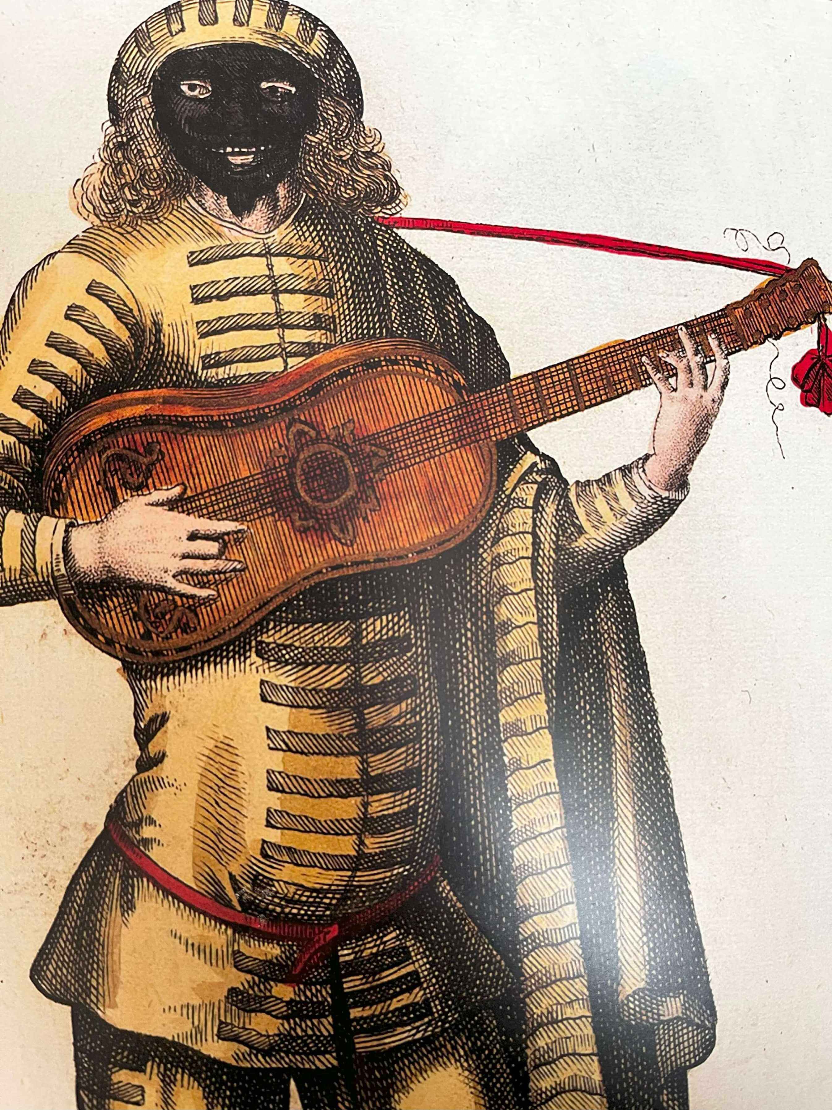 Musician from a Grotesque tapestry