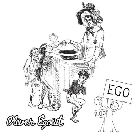 Oliver Egoist the rip-off Charles Dickens novel