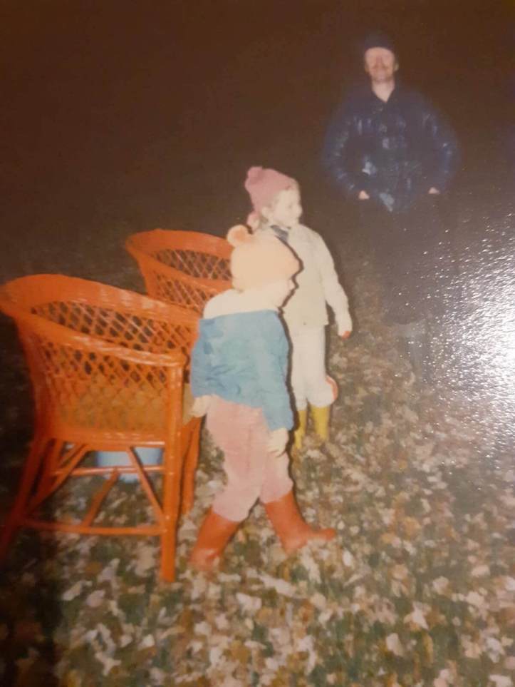 A bonfire night in circa 1990