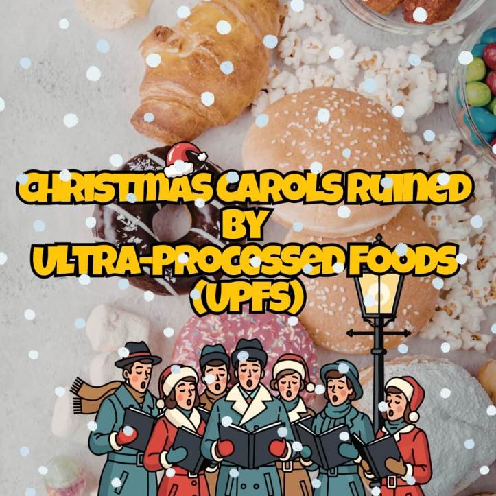 Christmas Carols Ruined by Ultra-Processed Foods (UPFs)