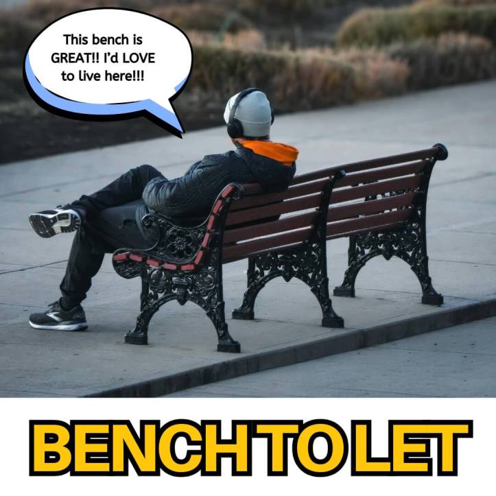 Bench to let for renters