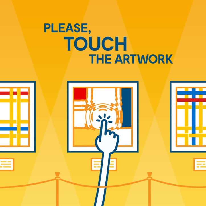 Please, Touch the Artwork puzzle game