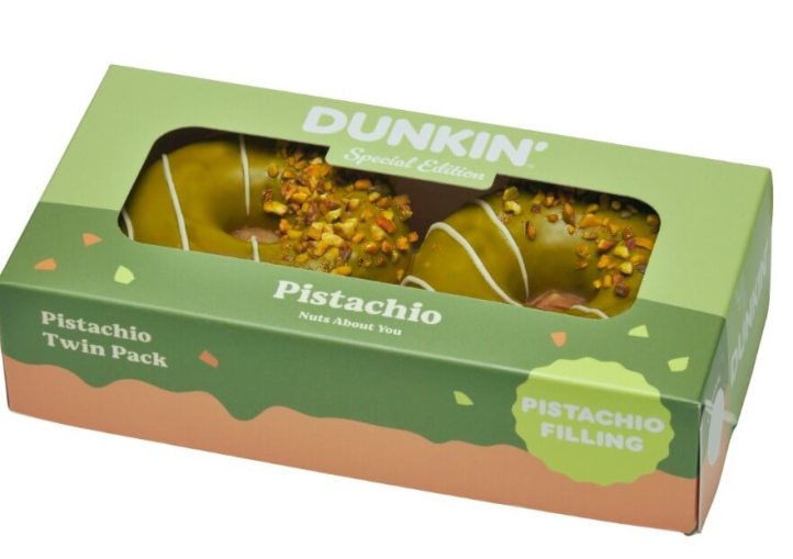 Dunkin' Twin Pack Pistachio Donuts
