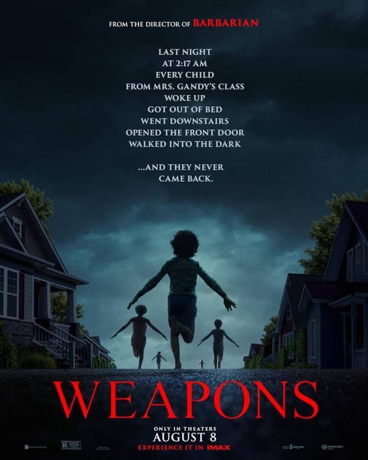 Weapons the 2025 dark comedy horror film