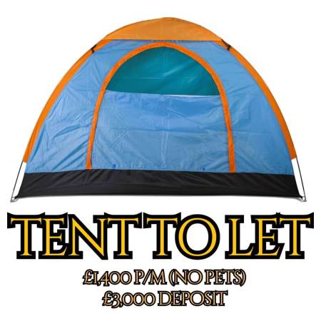 Tent to let - rental property
