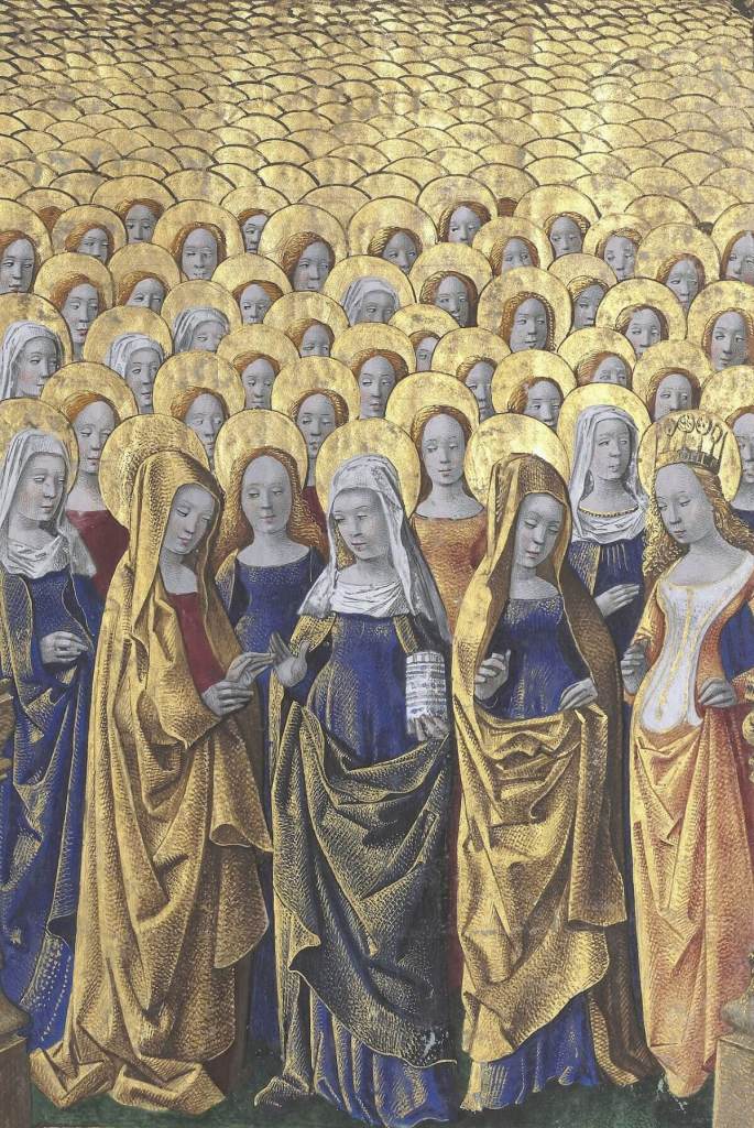 Female Saints in Book of Hours